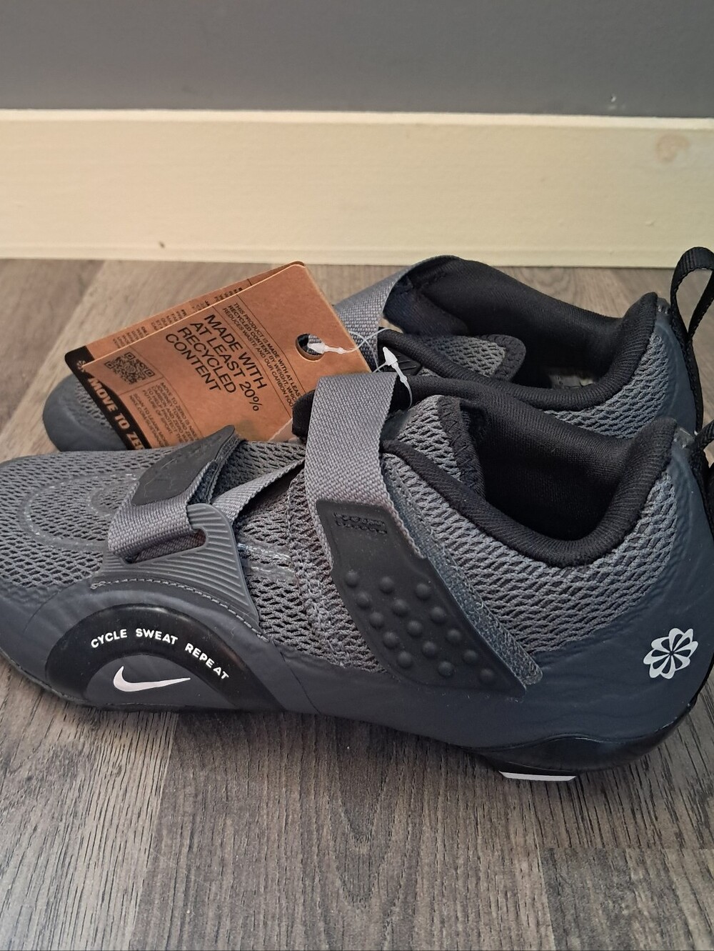 Nike Men’s SuperRep Cycle 2 Next Nature Indoor Cycling Shoe Size 6 Grey - Picture 2 of 10